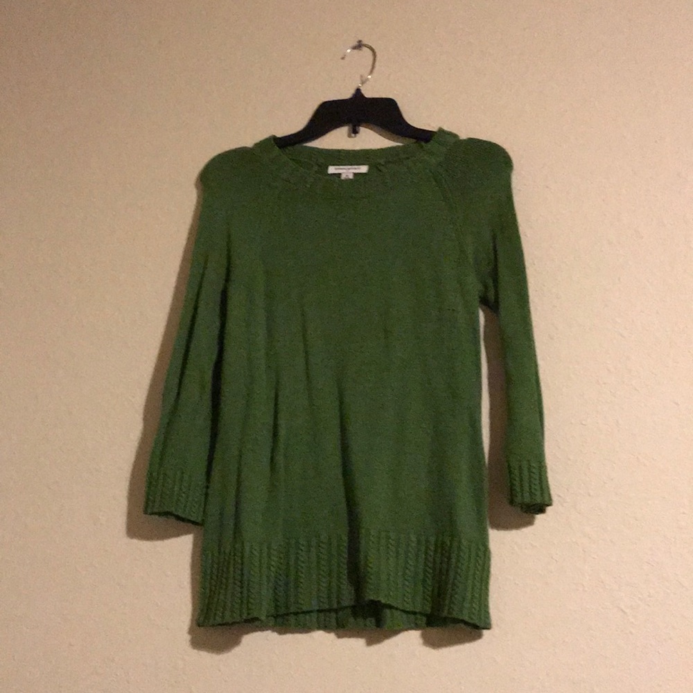 Green sweater